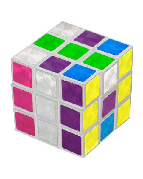 Glitzer Zauberwürfel mini 3x3cm
