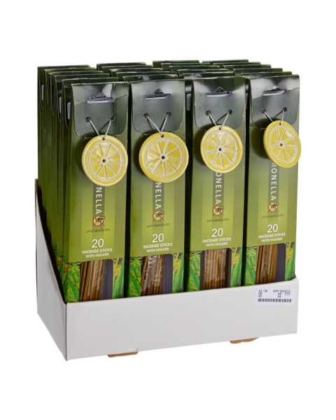 Weihrauchstäbchen Citronella . mit Halter, 20 Stück