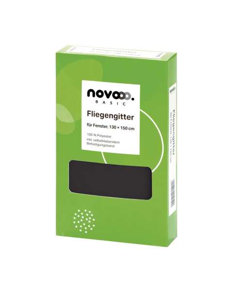 novooo Fliegengitter Fenster 130x150cm