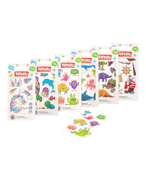 Kinder-Tattoos 1 Bogen