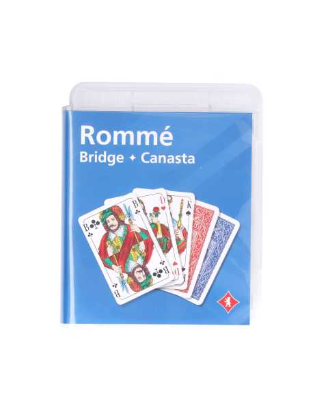Kartenspiel 3in1 Rommé Bridge Canasta