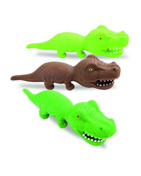 Figur *Stretchy Sandkrokodil* 3fach sort