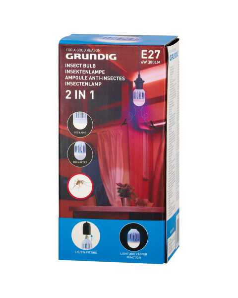 Glühbirne E27 Insektenschutz 6W