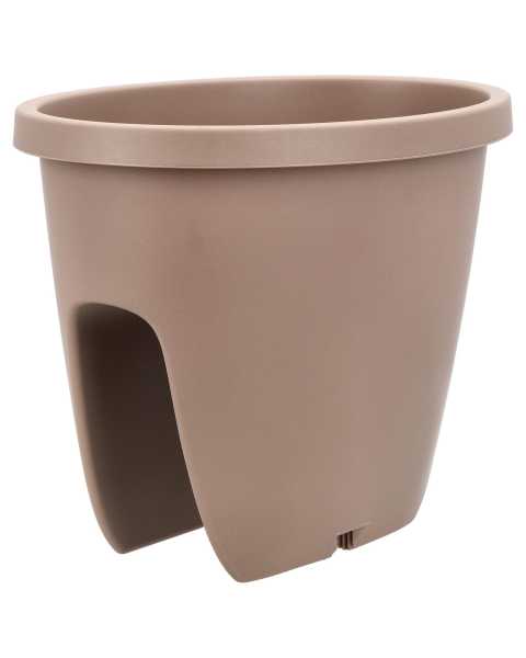 Geländerkasten 30cm, taupe