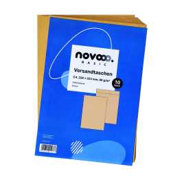 Versandtasche 10er novooo, ohne fenster, C4, haftklebend » Top 