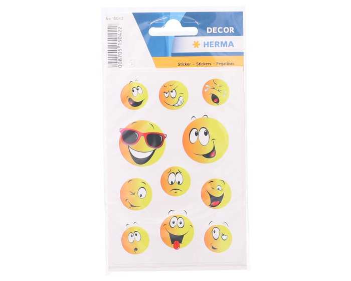 Herma Sticker Happy Face 3 Blatt » Top-Schnäppchen