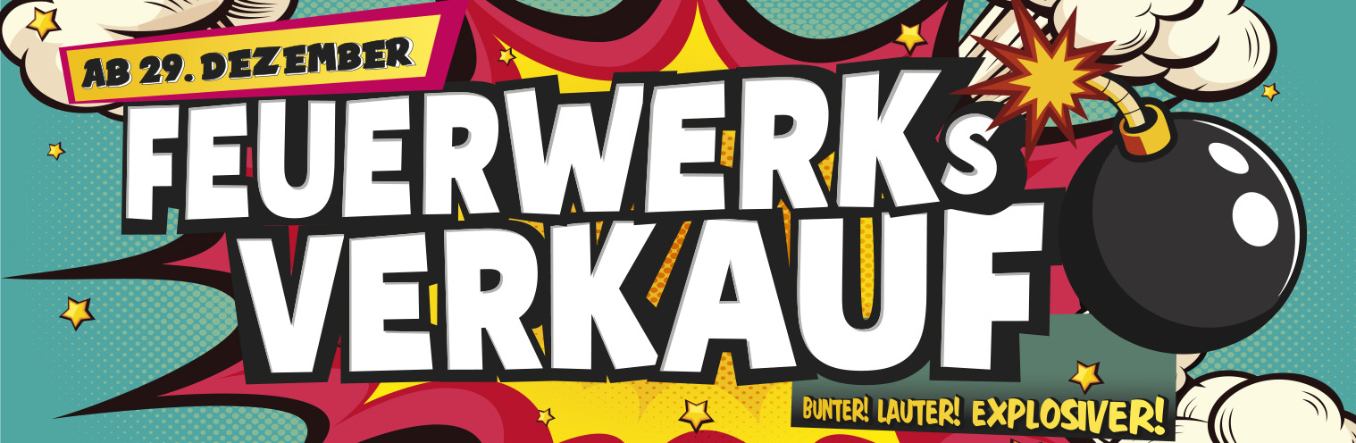 Feuerwerksraketen bei Mäc-Geiz