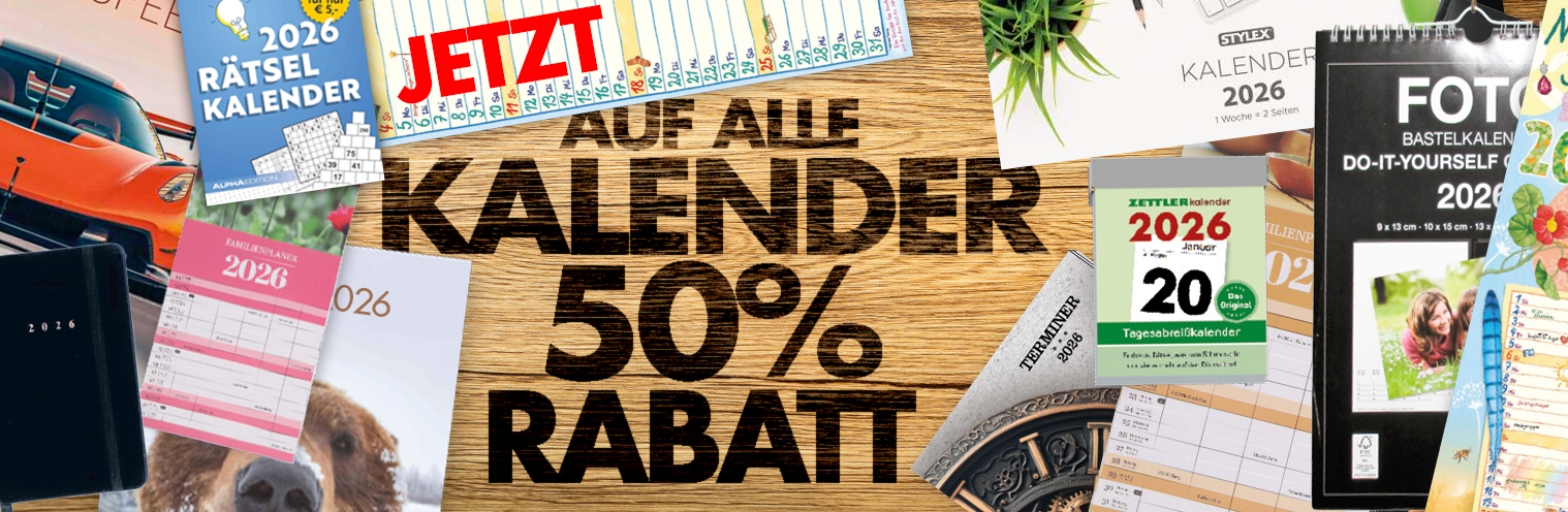 Auf Alle Kalender 50% Rabatt