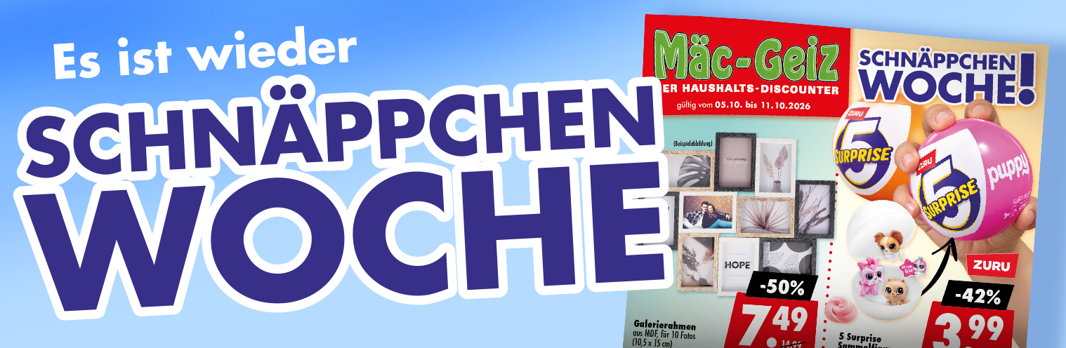 Es ist wieder Schnäppchenwoche