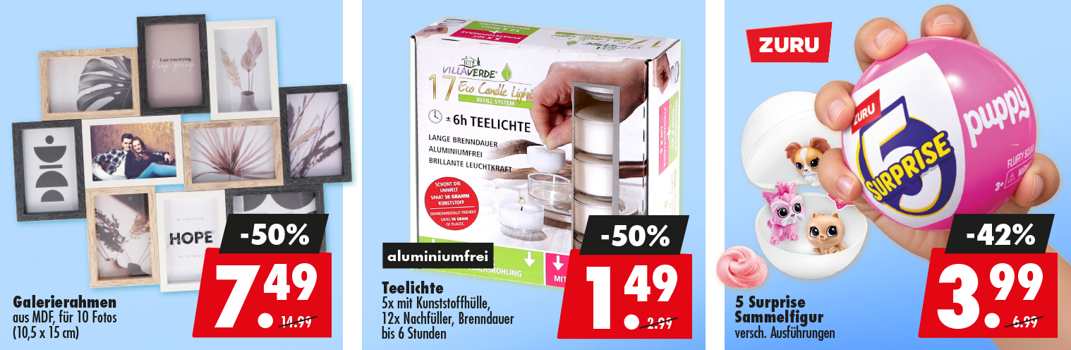 Es ist wieder Schnäppchenwoche