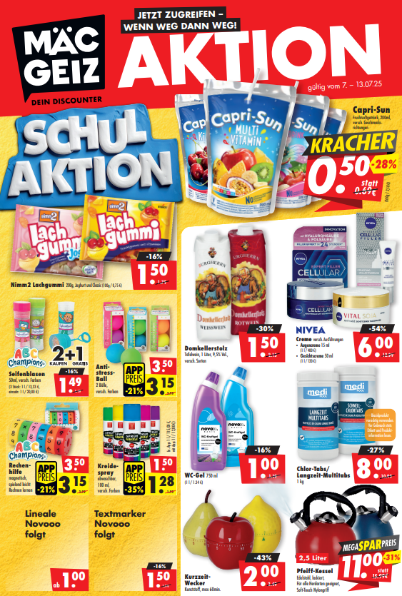 Prospekt Kalenderwoche 28, gültig ab 07.07.2025