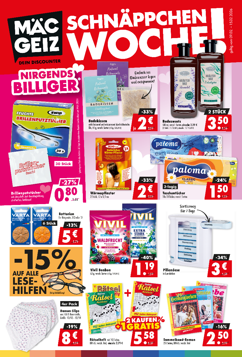 Prospekt Kalenderwoche 07 2026, gültig ab 09.02.2025