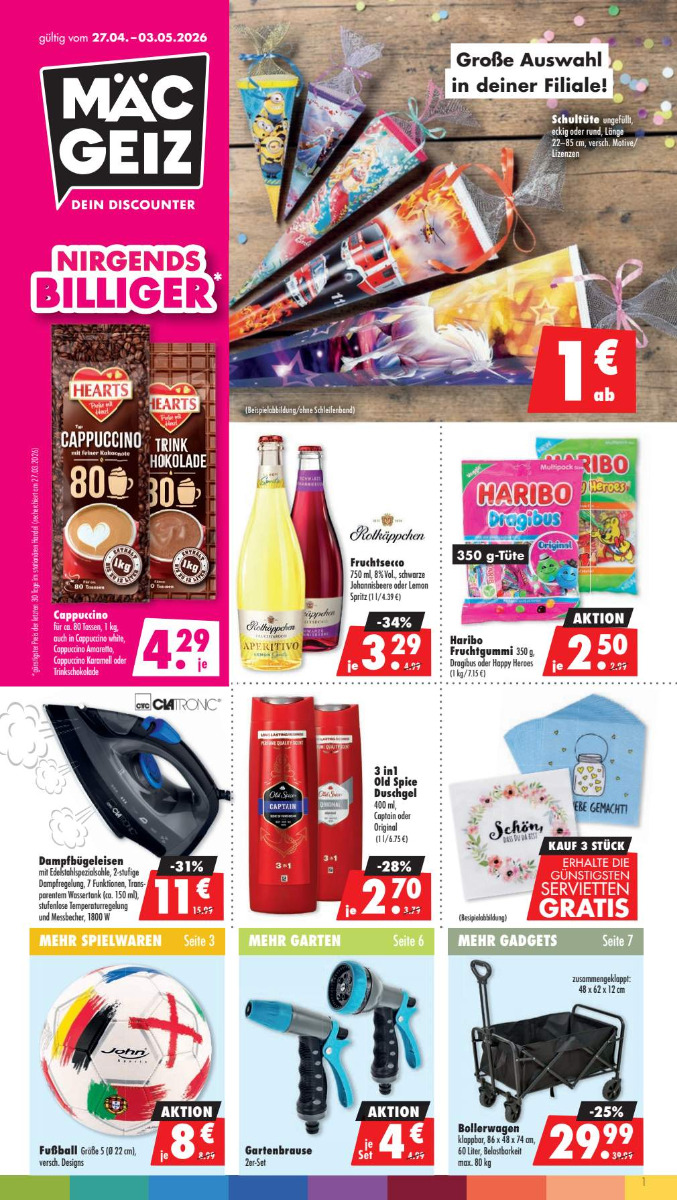 Prospekt Kalenderwoche 18 2026, gültig ab 27.04.2026