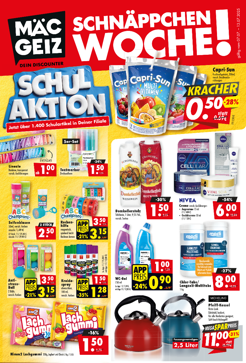 Prospekt Kalenderwoche 28, gültig ab 07.07.2025