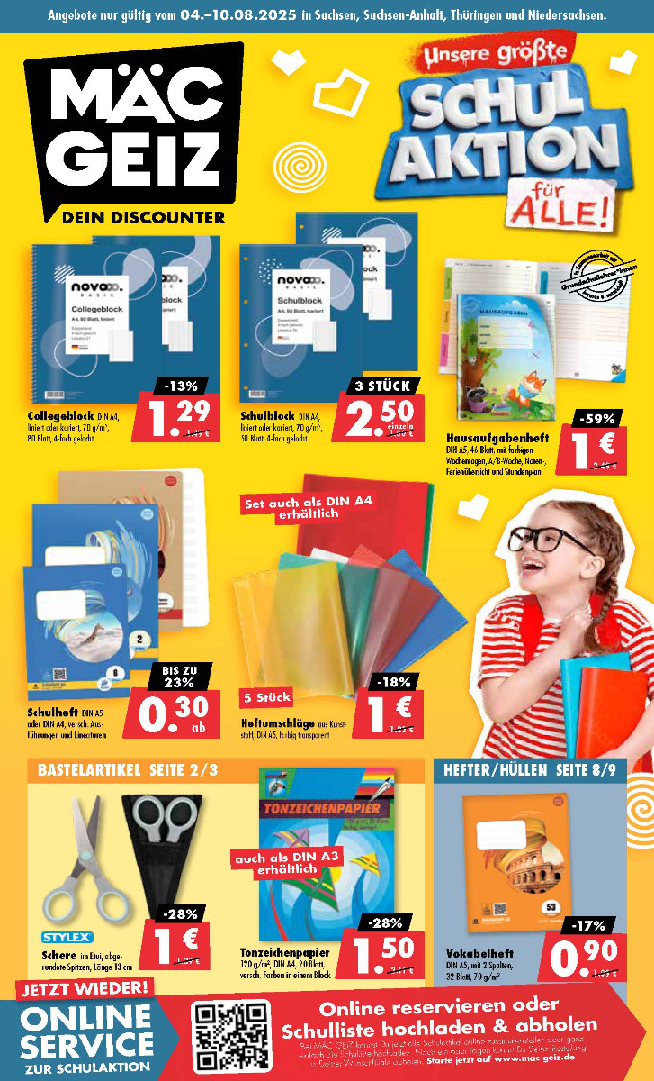 Prospekt Kalenderwoche 32, gültig ab 04.08.2025