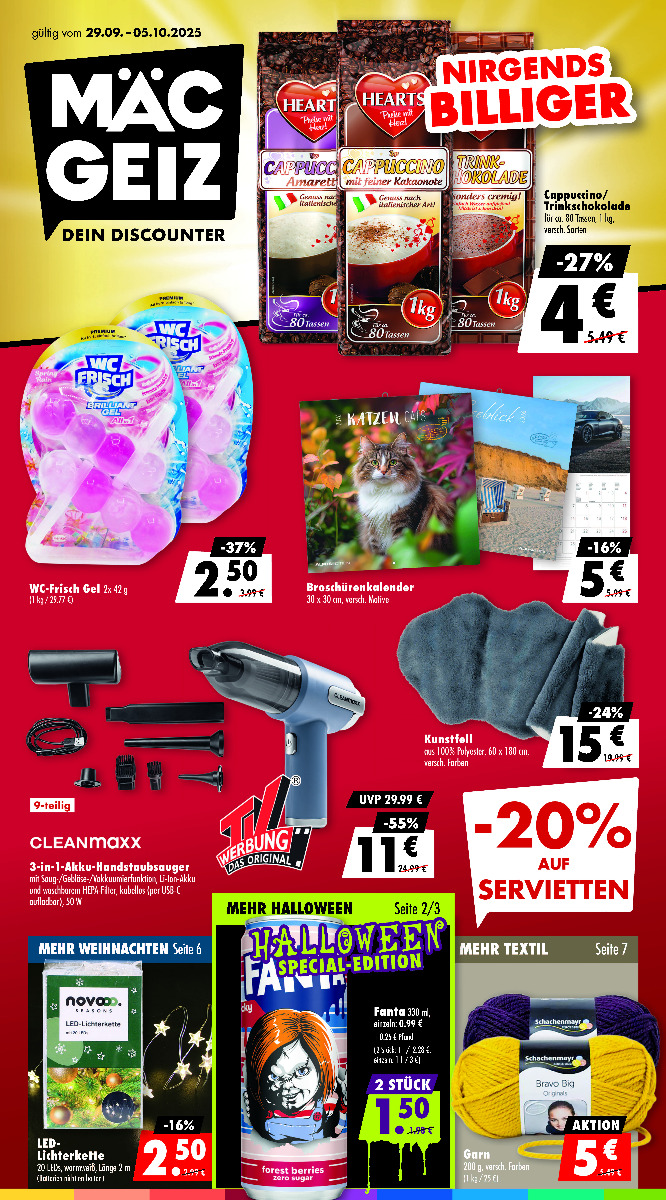 Prospekt Kalenderwoche 40, gültig ab 29.09.2025