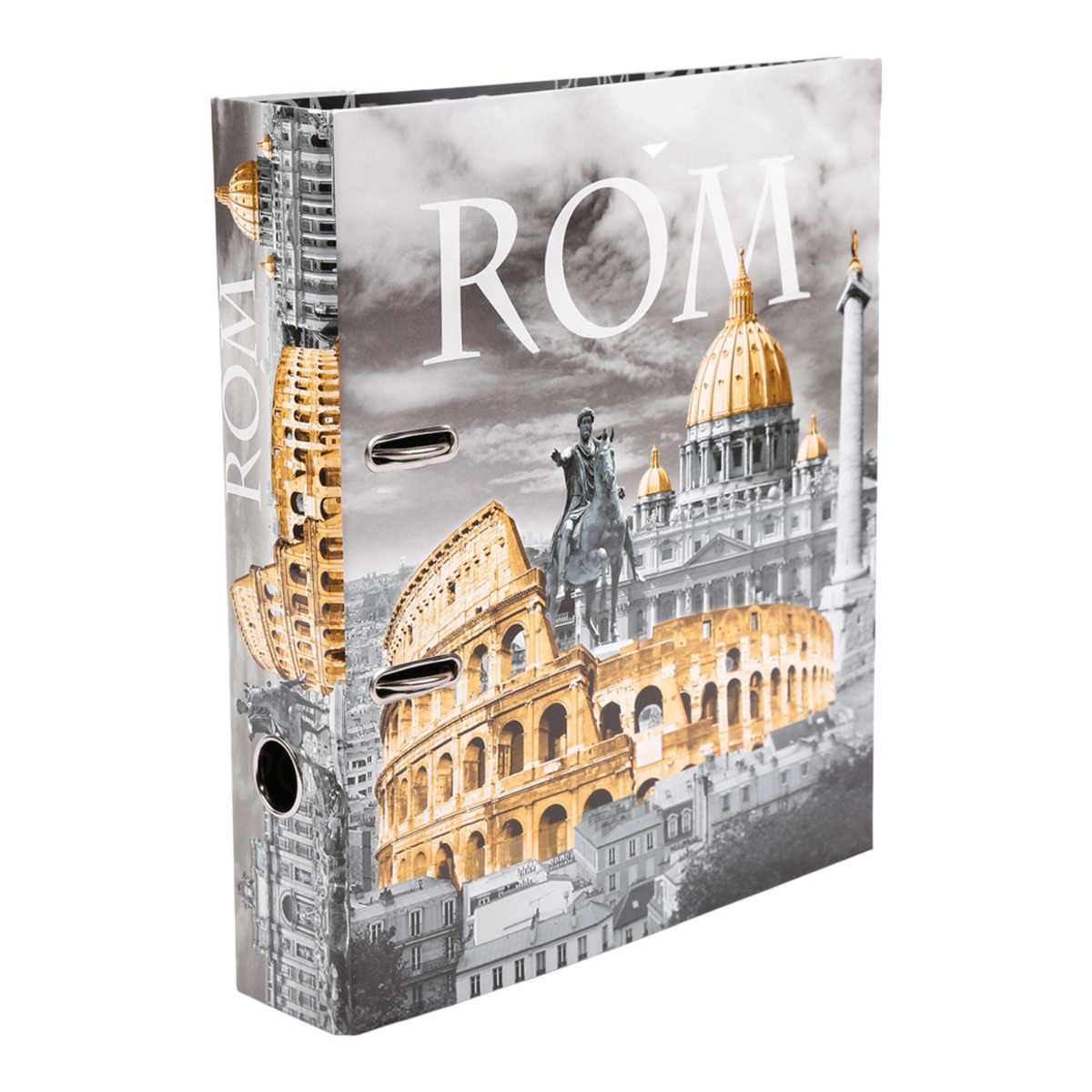 Motivordner A4, 8cm, mit Städte-Motiv, versch. Sorten