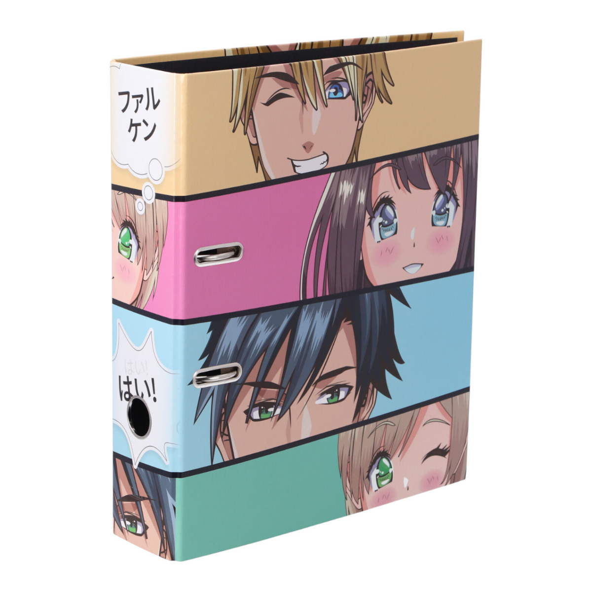Motivordner A4, 8cm, mit Manga-Motiv, versch. Sorten