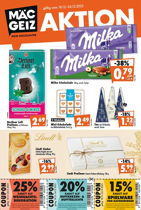 Unser Prospekt » aktuell & für nächste Woche | MÄC-GEIZ