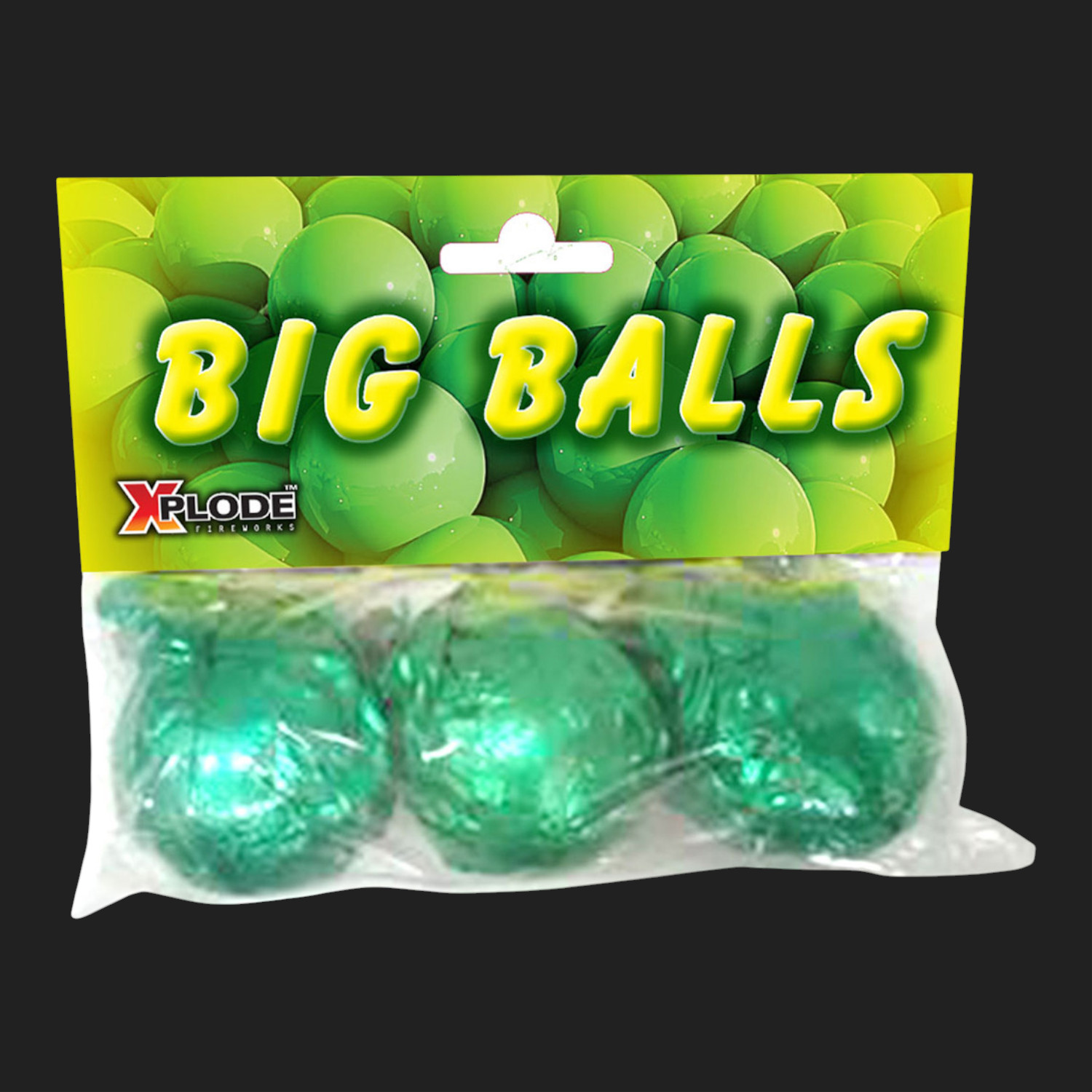 Big Balls 3 Stück, Leuchtfeuerwerk