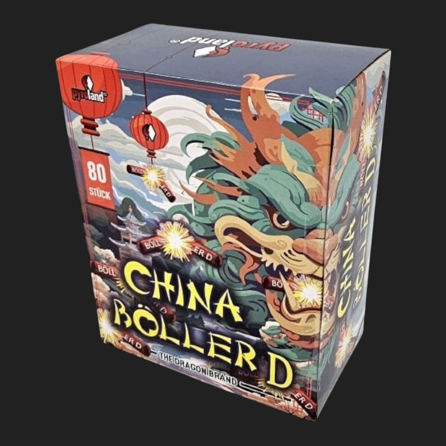 China Böller D, 80 Stück, Knallartikel