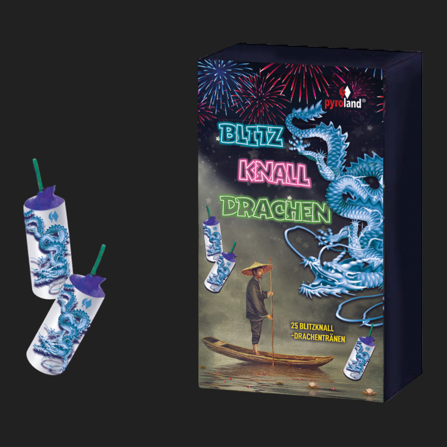Blitz Knall Drachen, 25 Stück