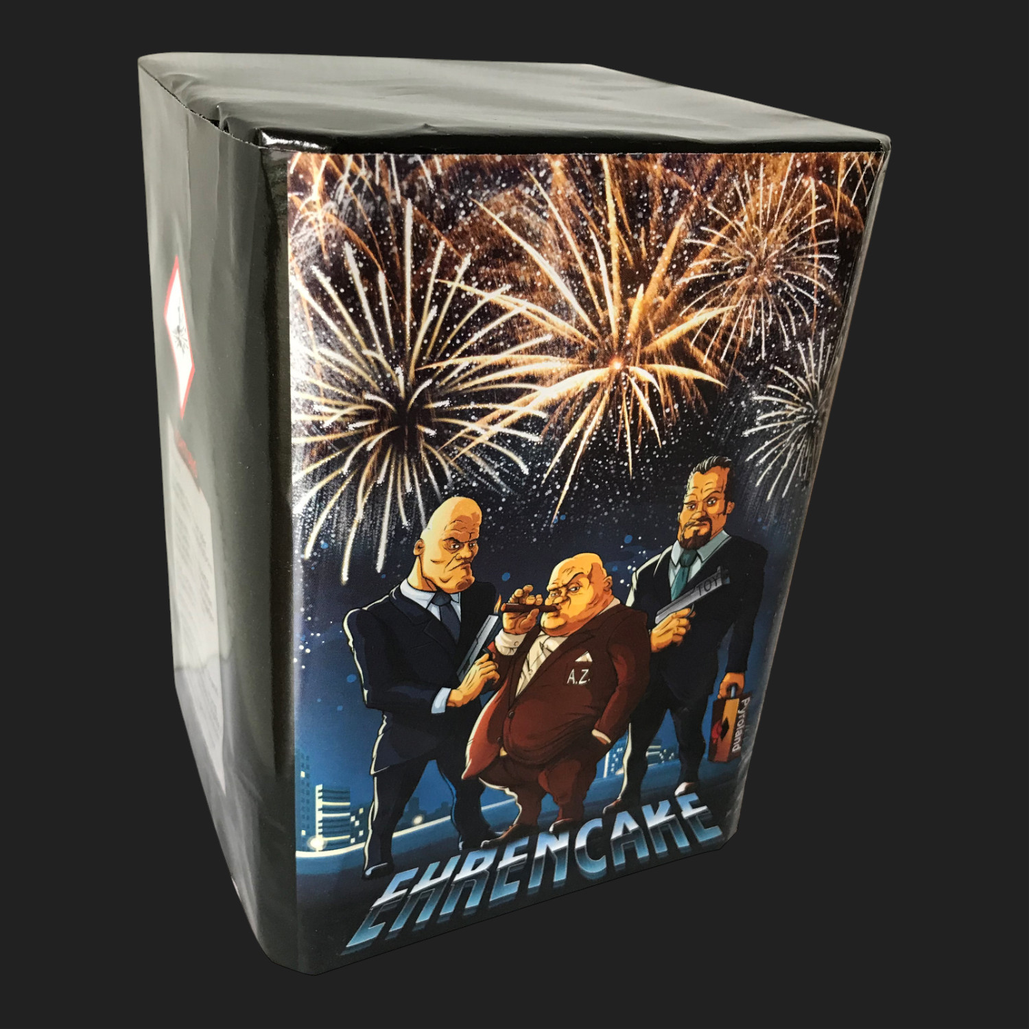 Ehrencake 16 Schuss, Batteriefeuerwerk