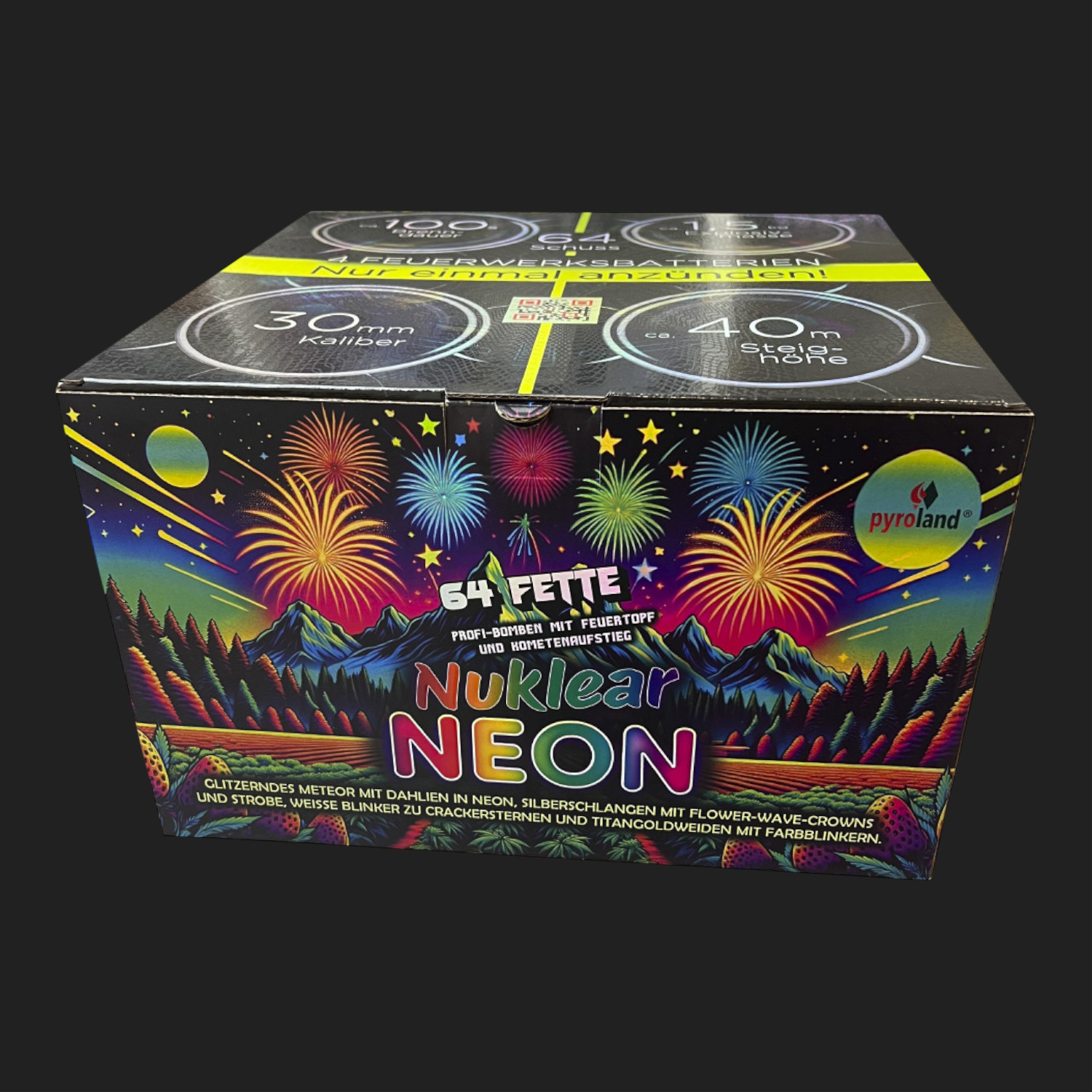 Nuklear Neon 64 Schuss, Verbundfeuerwerk