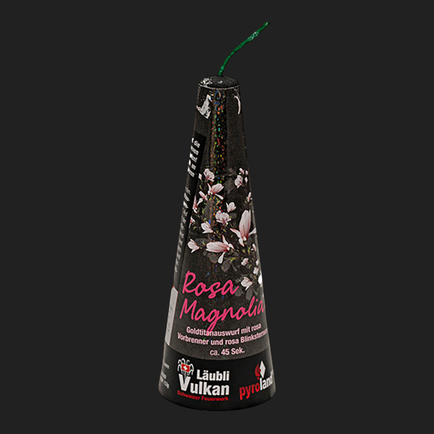 Vulkan Rosa Magnolia, Leuchtfeuerwerk