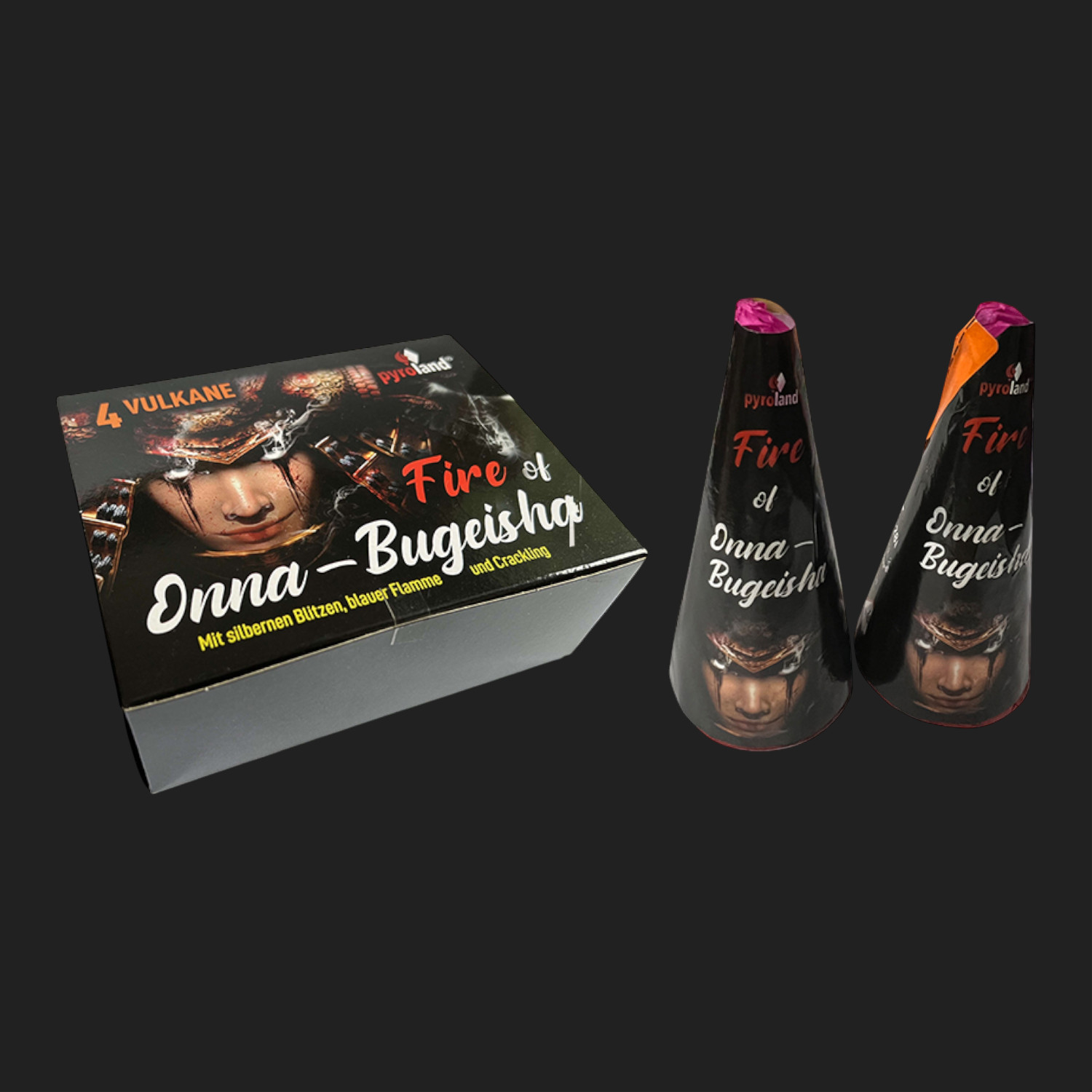 Fire of Onna-Bugeisha, 4 Stück