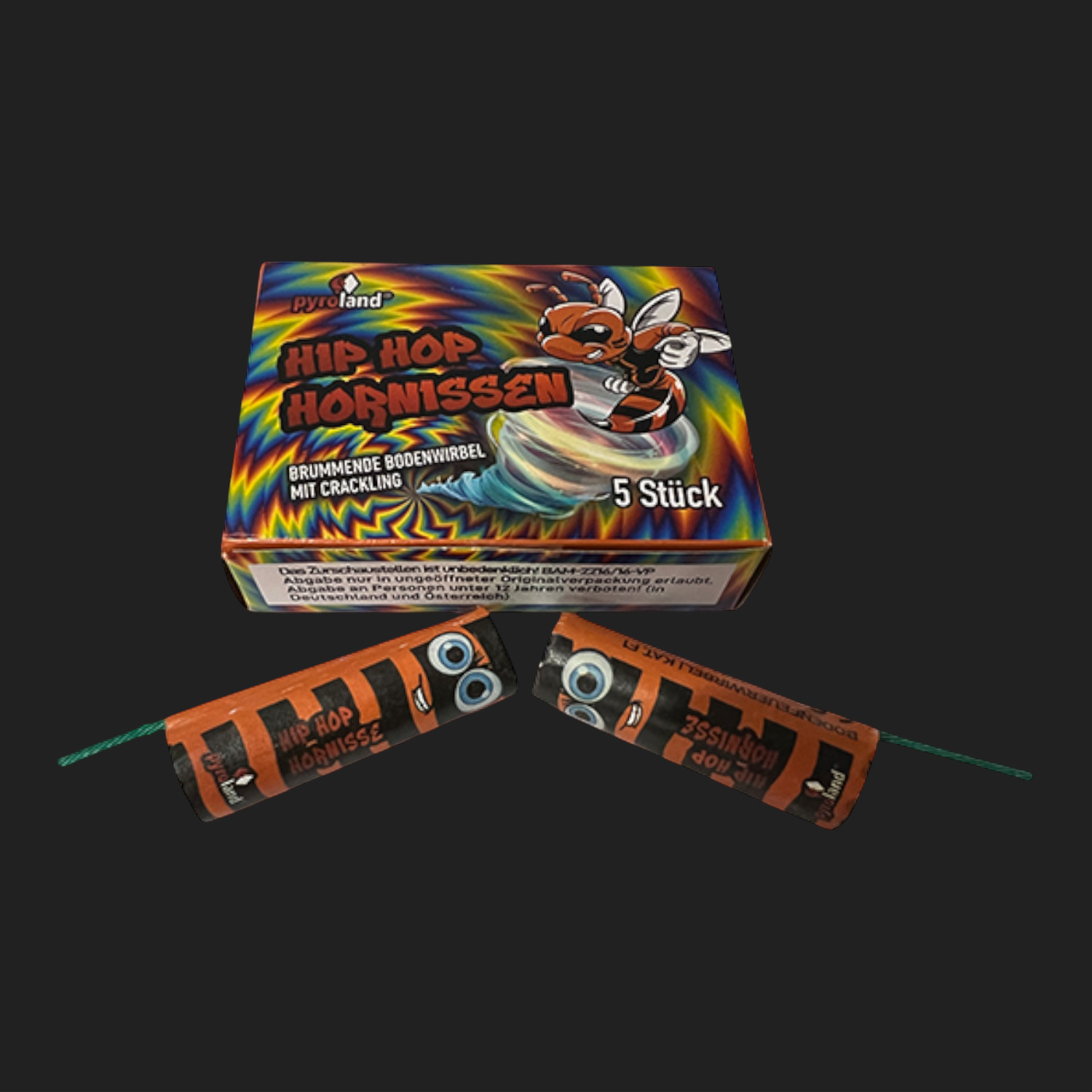 Jugendfeuerwerk Hip Hop Hornissen, 5 Stück