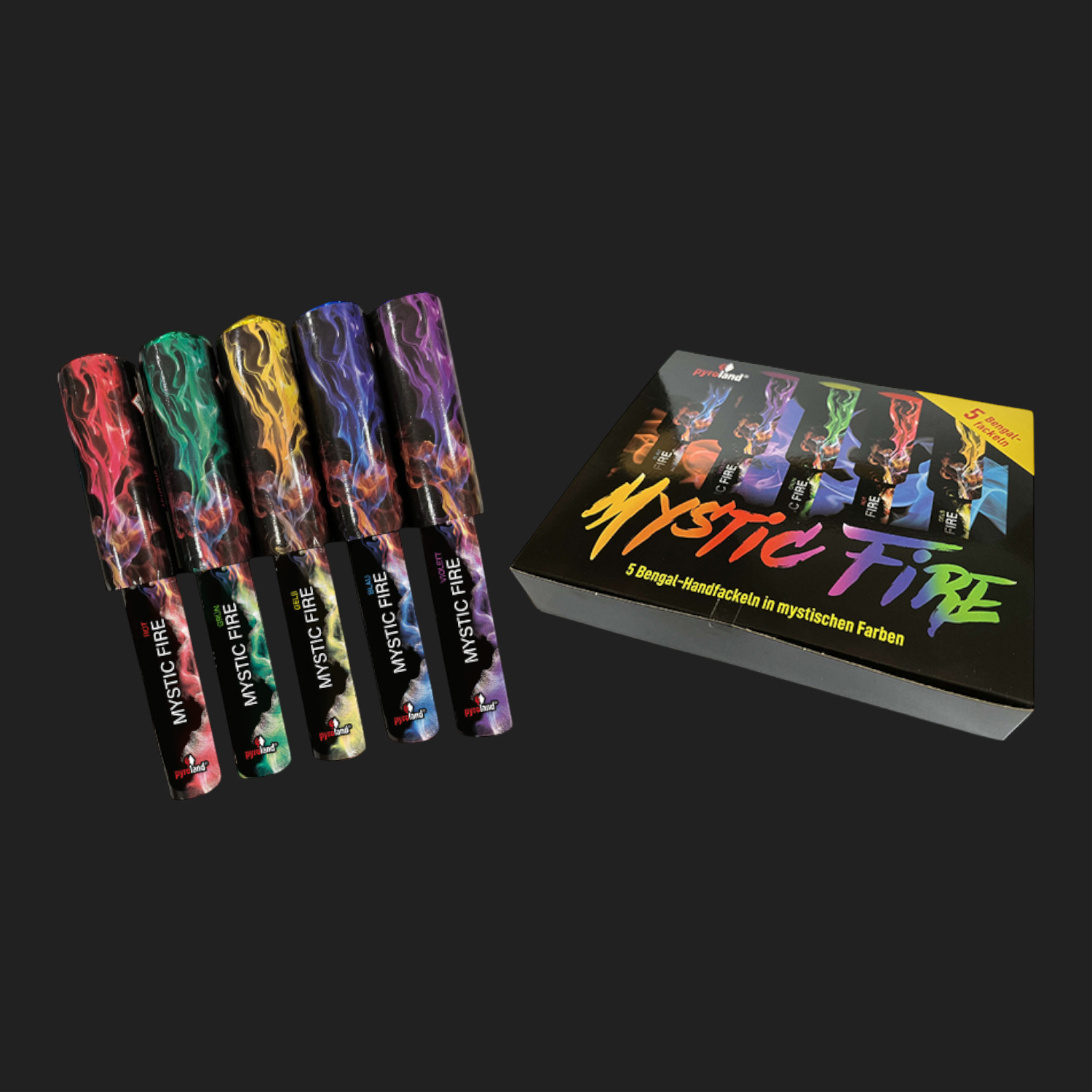 Jugendfeuerwerk Mystic Fire, 5 Stück