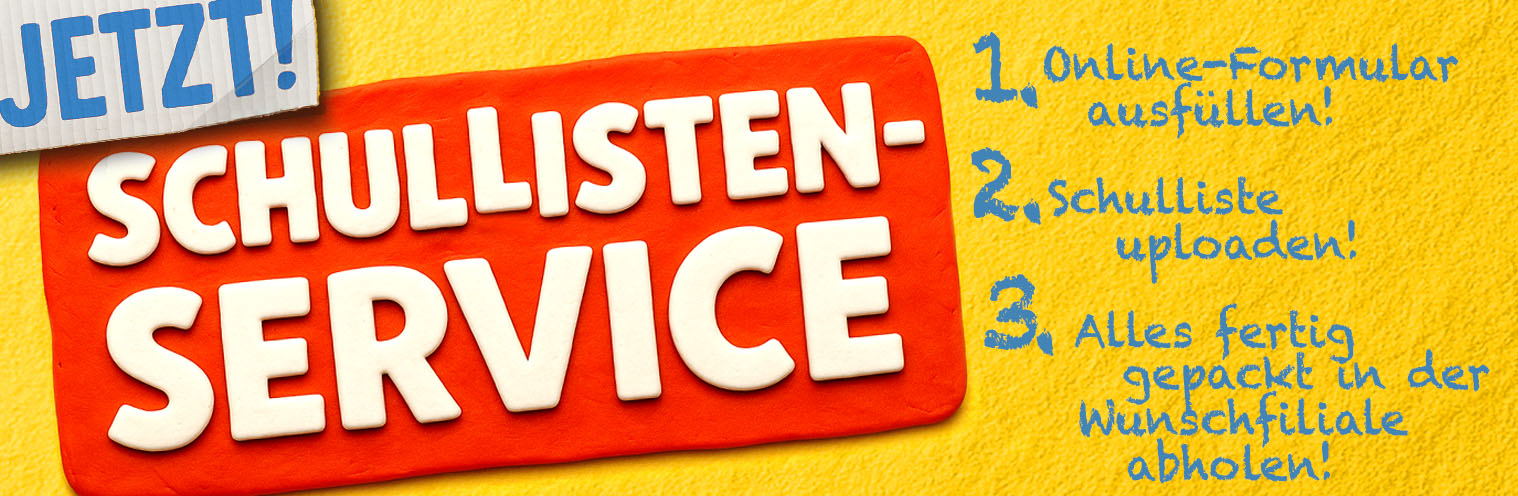 MÄC-GEIZ Schullisten-Service - Service nutzen und Zeit sparen