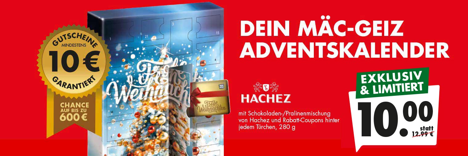 MÄC-GEIZ Adventskalender