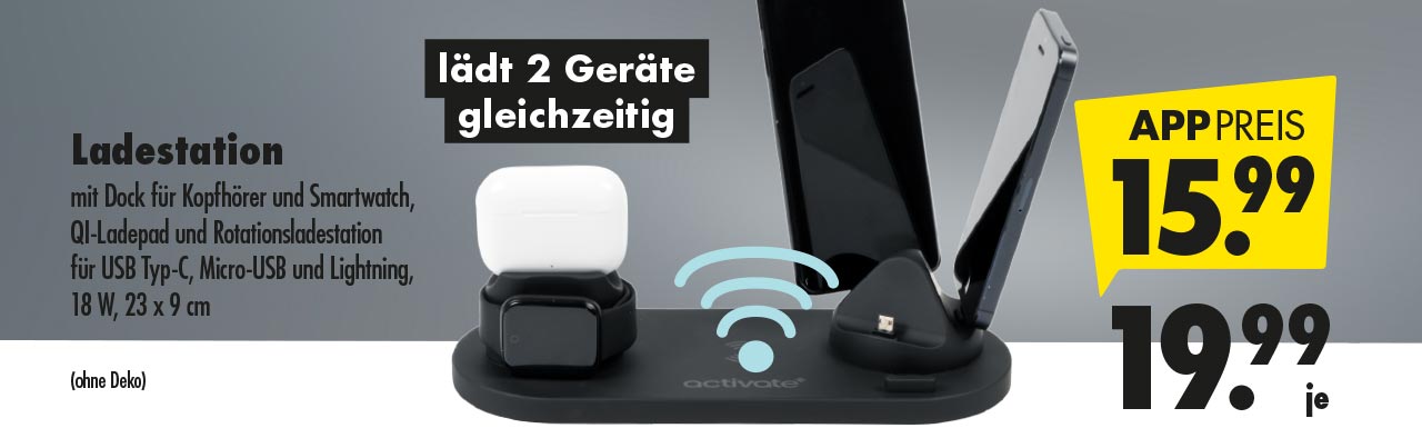 Smartphone Ladestation