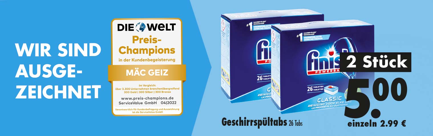 Finish Geschirrspültabs